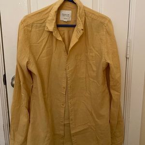 Cotton On Mens Linen Button Down